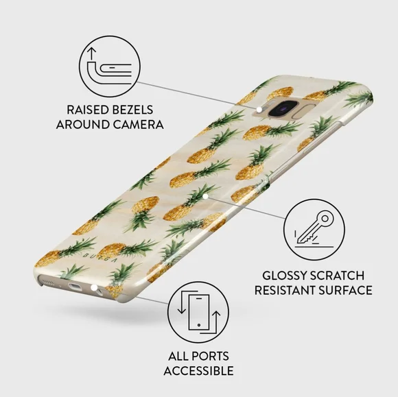 Smoothie bowl pineapple Galaxy s8 case - Picture 3 of 7